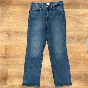 Good American Women's Straight Leg Jeans - Blue